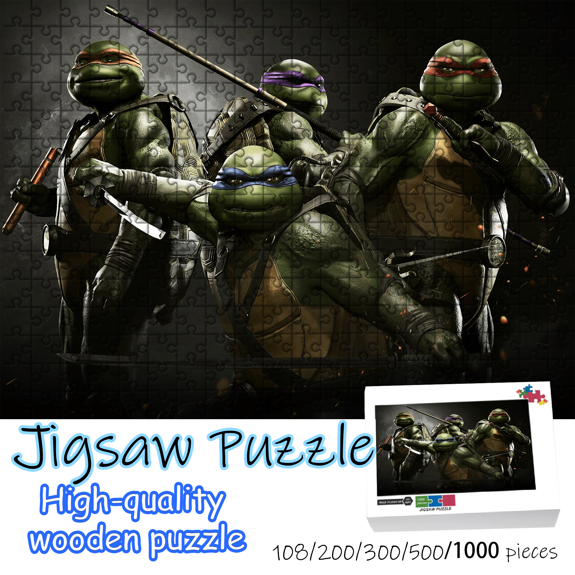 Woodworking Game - Teenage Mutant Ninja Turtles Jigsaw Puzzle