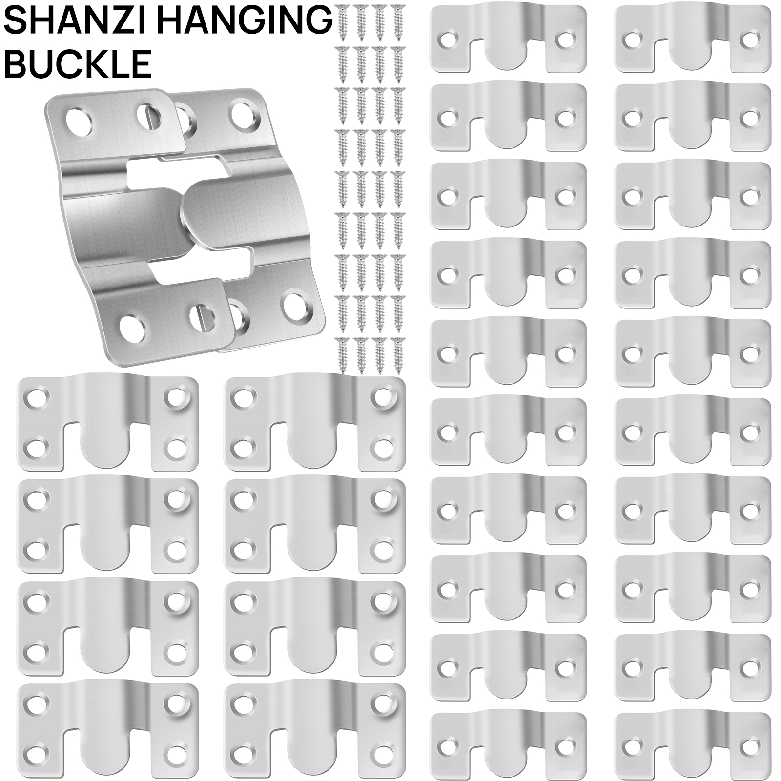 Woodworking French Cleat - 20/30Pcs Stainless Steel Photo Frame Hanger