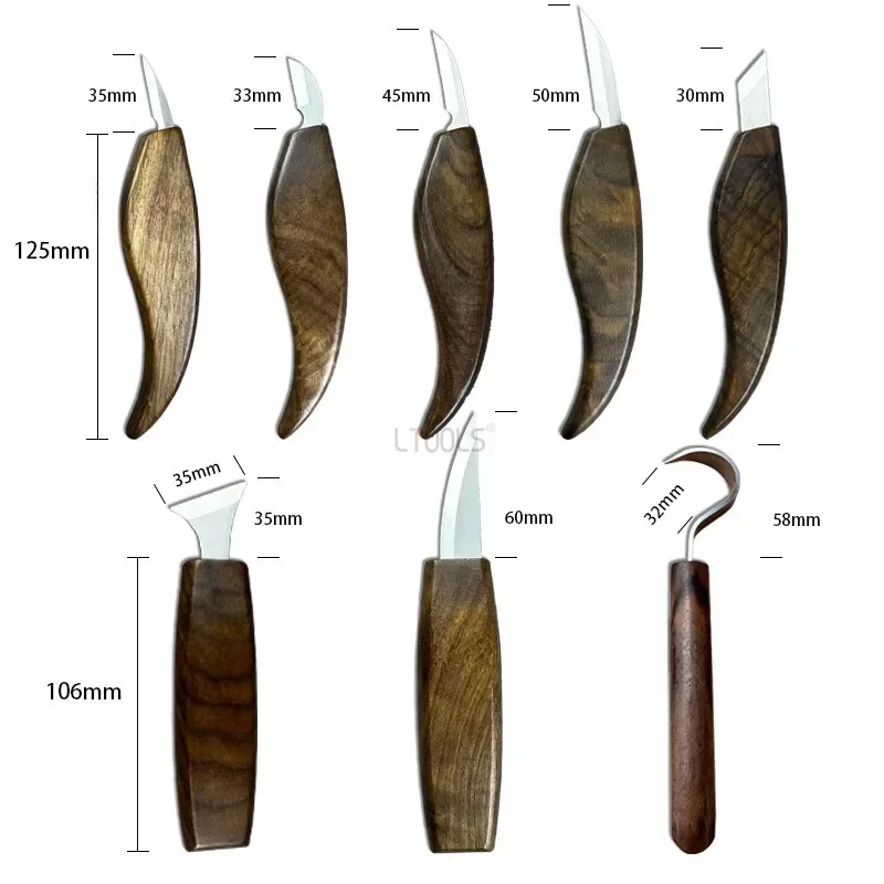Wood Chisel Set - New Mini Woodworking Carving Knife Set
