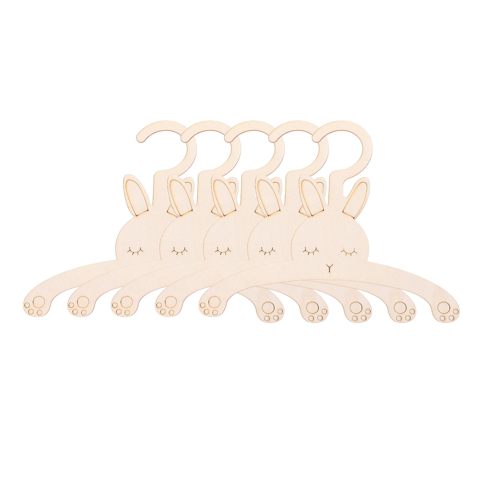 Woodworking Rabbet - 5 Pcs Creative Rabbit Shaped Wooden
