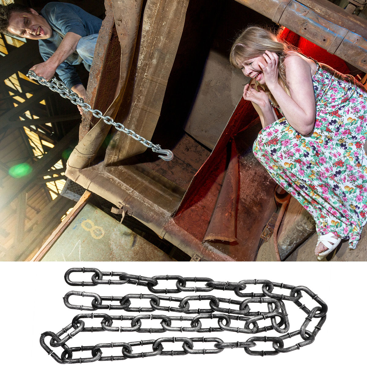 Woodworking Simulator - 1Pcs Realistic Plastic Halloween Chain Prop