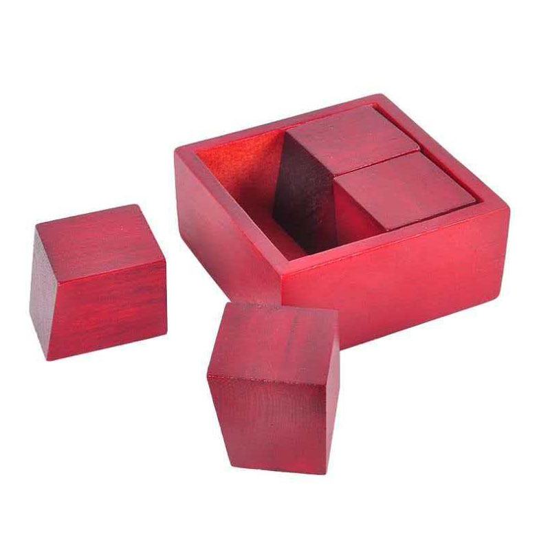 Woodworking Game - Impossible Wooden Brain Teaser Puzzle Box