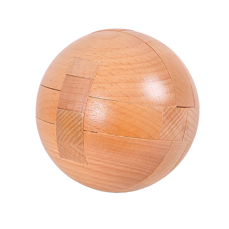 Woodworking Game - Wooden Puzzle Magic Ball Brain Teasers
