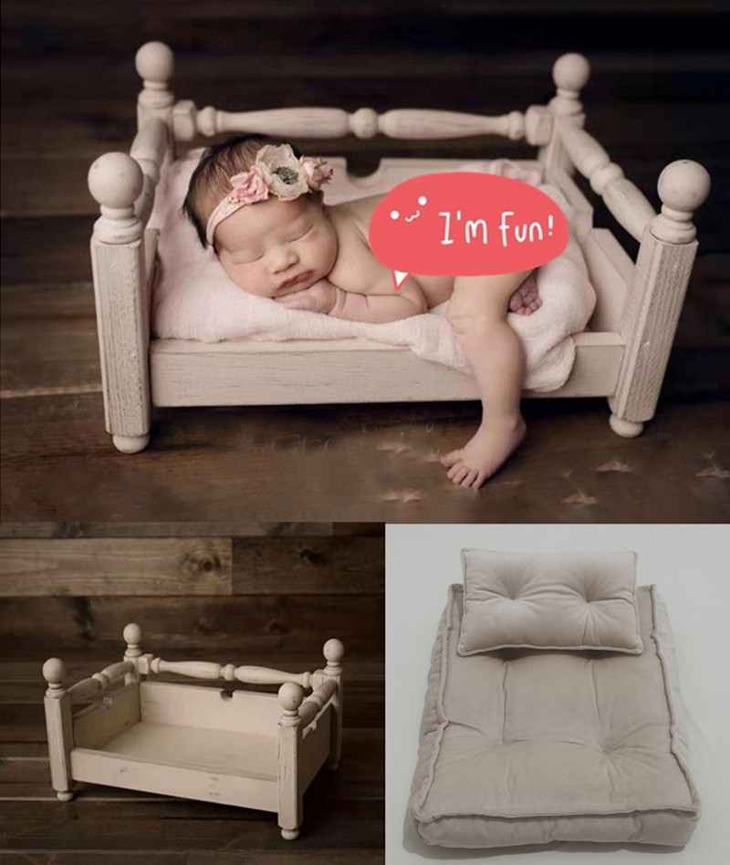 Woodworking Veneer - Baby Newborn Photography Props Bed Basket