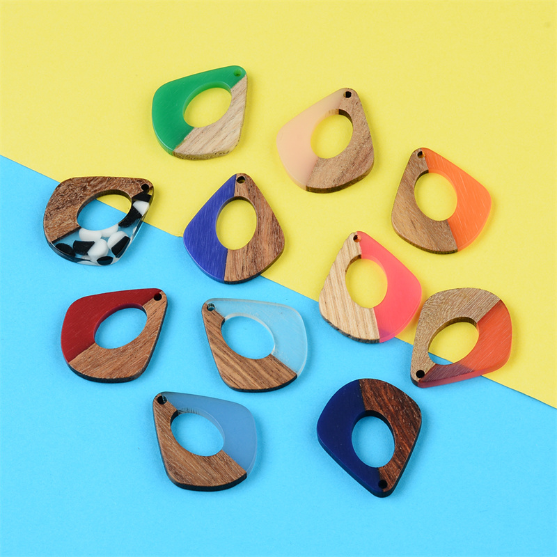Woodworking Game - 10PCS Hollow water Earrings Accessories Natural