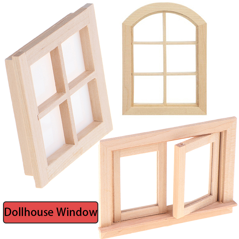 1pcs  DIY Double Window 1/12 D - Woodworking Veneer ulasan dan harga