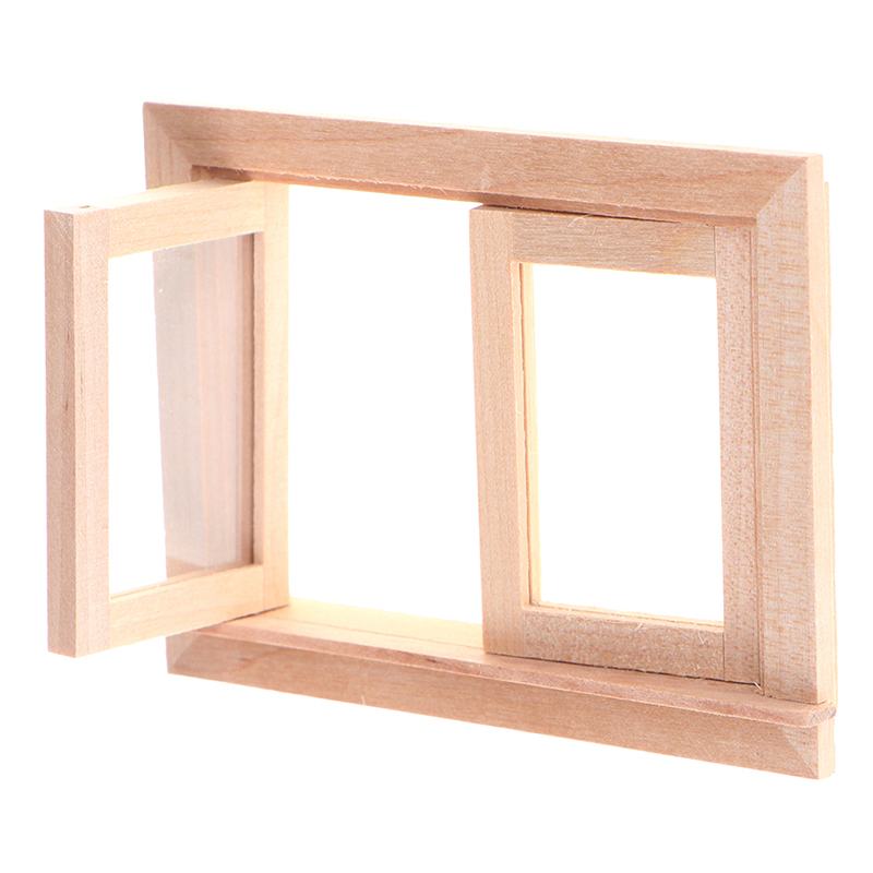 1pcs  DIY Double Window 1/12 D - Woodworking Veneer ulasan dan harga