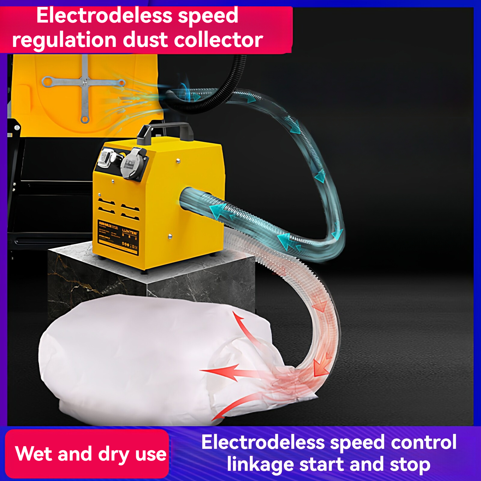 220V Household Woodworking Dus - Woodworking Dust Collector ulasan dan harga