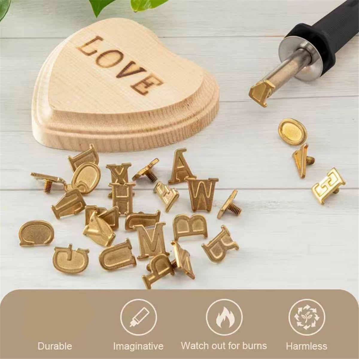 New Wood Burner with Letters S - Wood Chisel Set ulasan dan harga