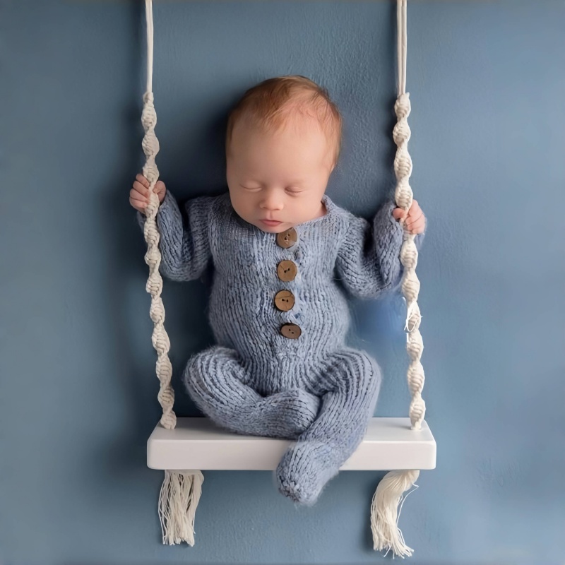 Baby Photography Props Newborn - Woodworking Veneer ulasan dan harga