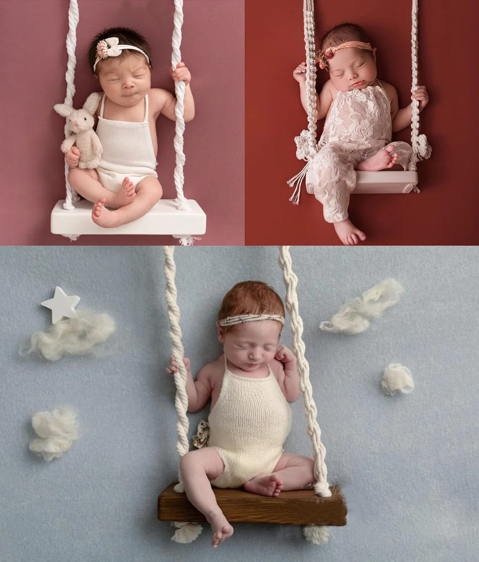 Baby Photography Props Newborn - Woodworking Veneer ulasan dan harga