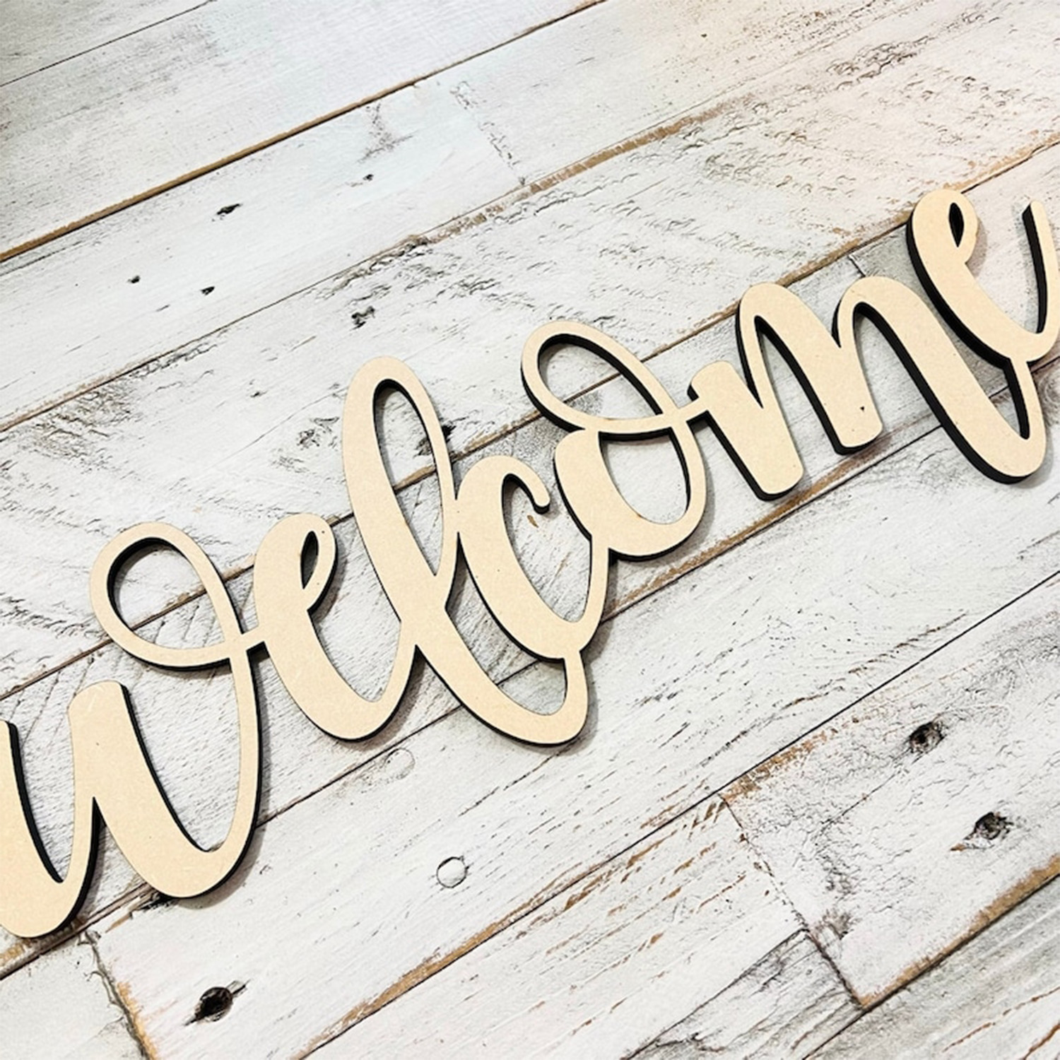 1pc Personalized Wooden Name S - Woodworking Laser ulasan dan harga