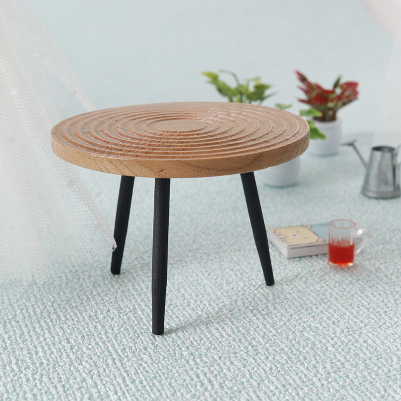 1:12 Dollhouse Miniature Round - Woodworking Veneer ulasan dan harga