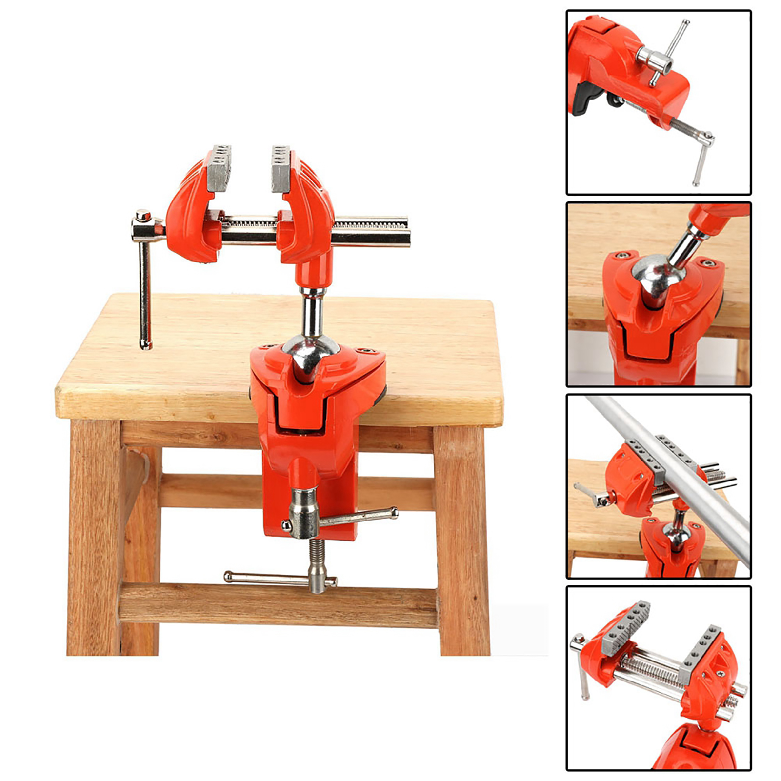 Milling Vise Mini 360°Rotating - Woodworking Vise For Workbench ulasan dan harga