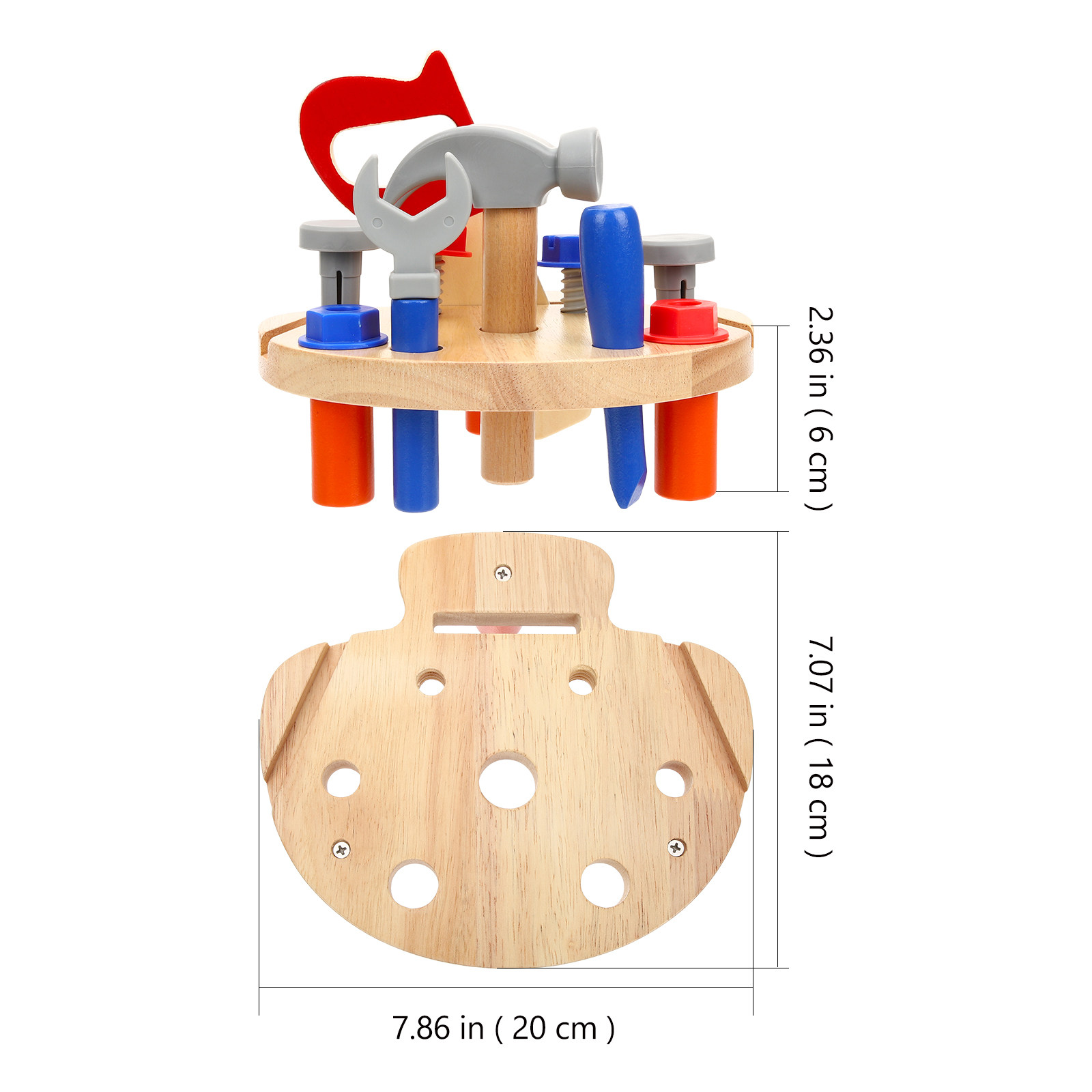 1Set Kids Repairing Kit Colorf - Woodworking Simulator ulasan dan harga
