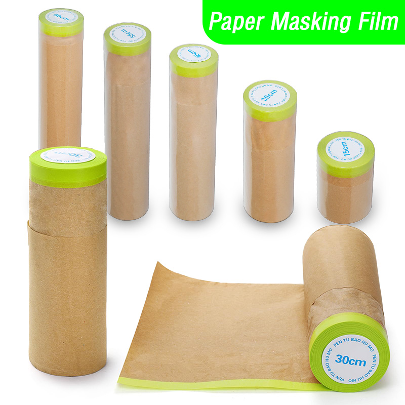Kraft Paper Masking Film Dustp - Woodworking Veneer ulasan dan harga