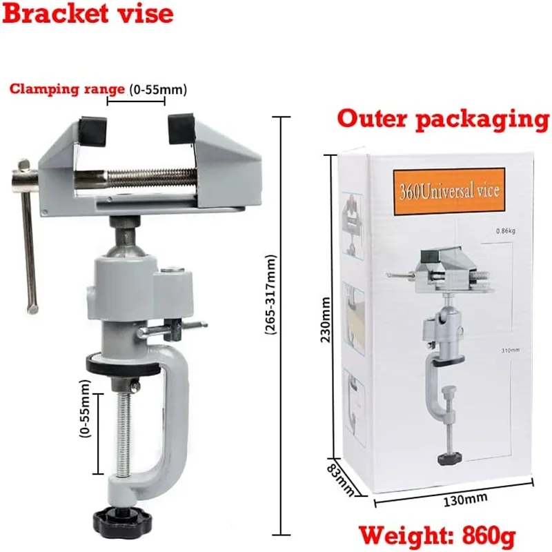 Multifunctional Aluminum Alloy - Woodworking Vise For Workbench ulasan dan harga