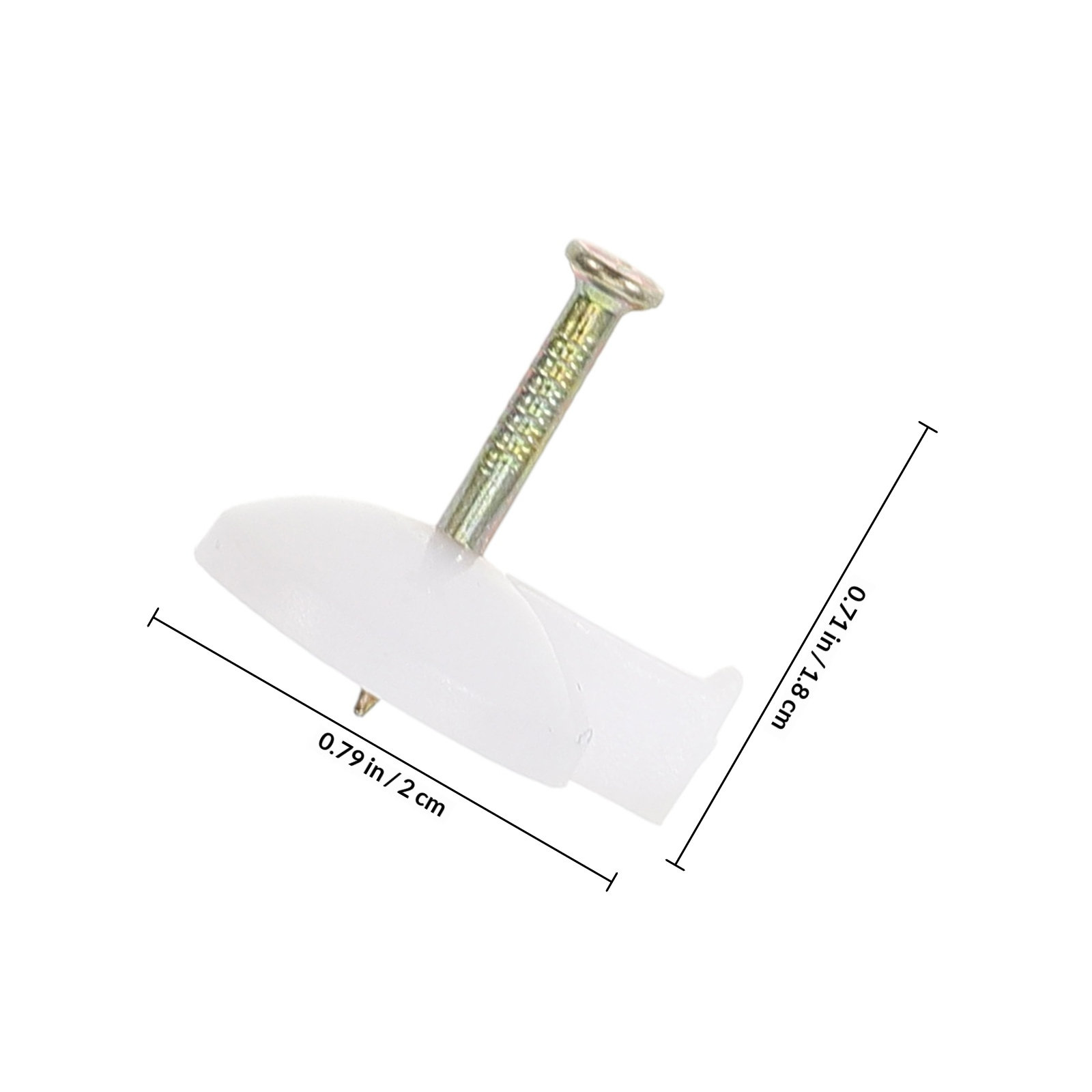 100Pcs Cement Nail Door Fixing - Woodworking Wallpaper ulasan dan harga
