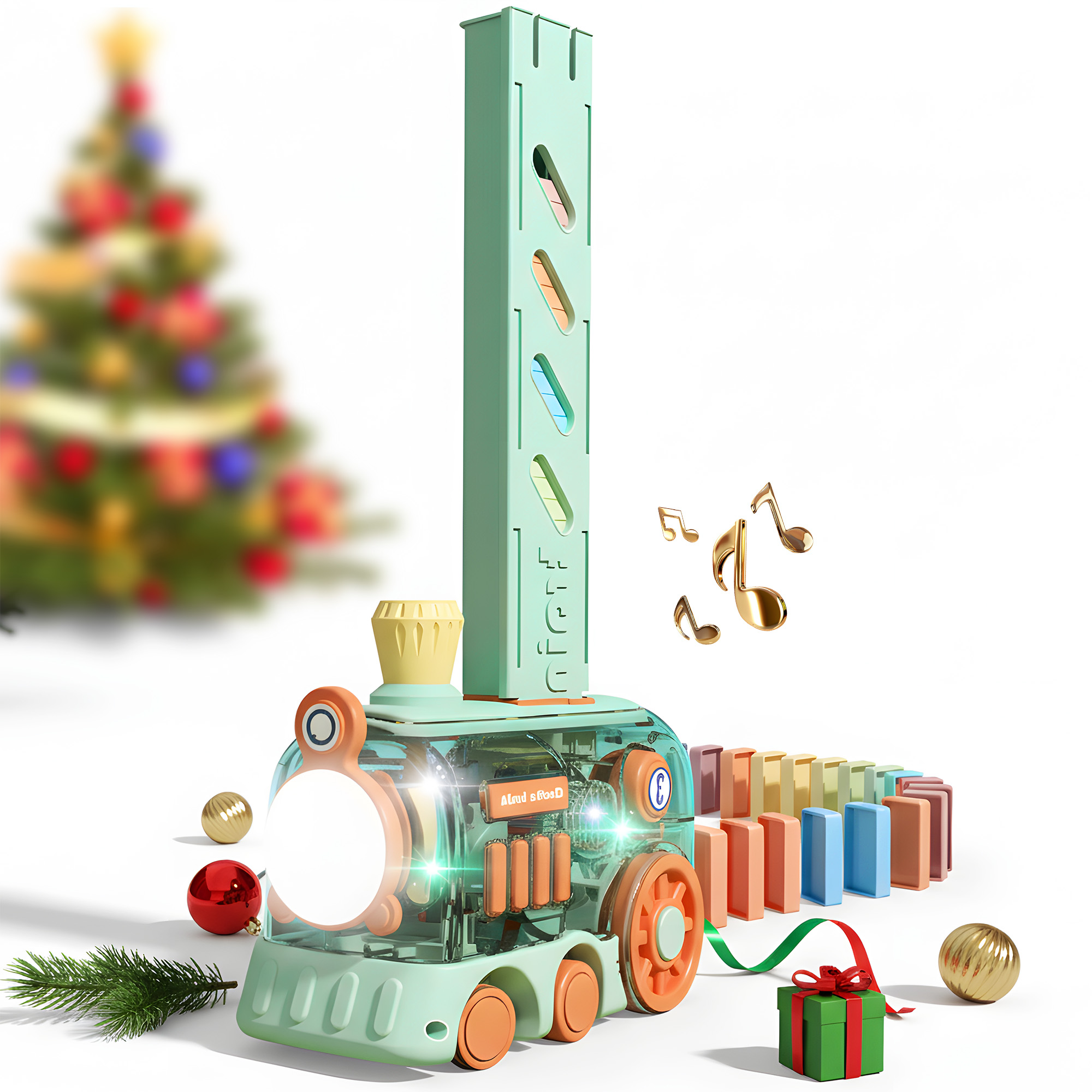 Domino Train Toy, 80 PCS Kids  - Woodworking Domino ulasan dan harga