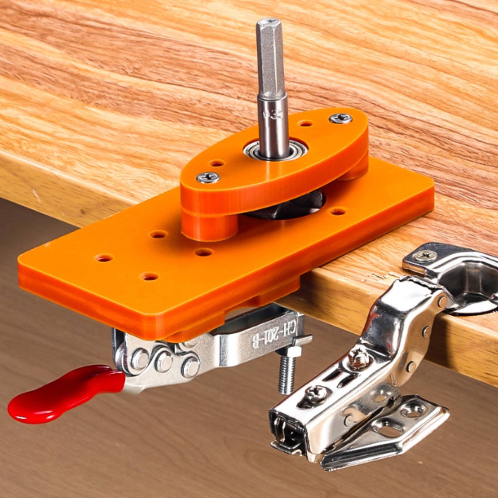 35mm Hinge Drilling Jig Long-L - Woodworking Jig ulasan dan harga