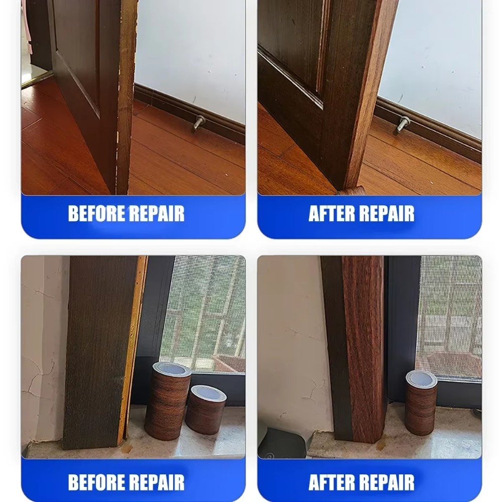 4.5M/Roll Realistic Wood Grain - Xfasten Woodworking Tape ulasan dan harga