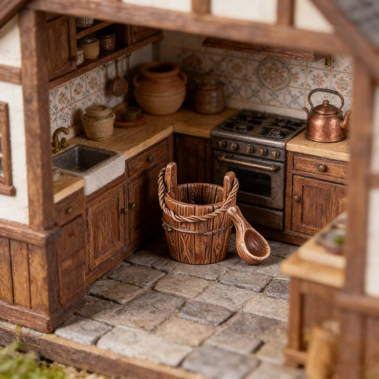 Miniature dollhouse wooden bar - Woodworking Diy ulasan dan harga