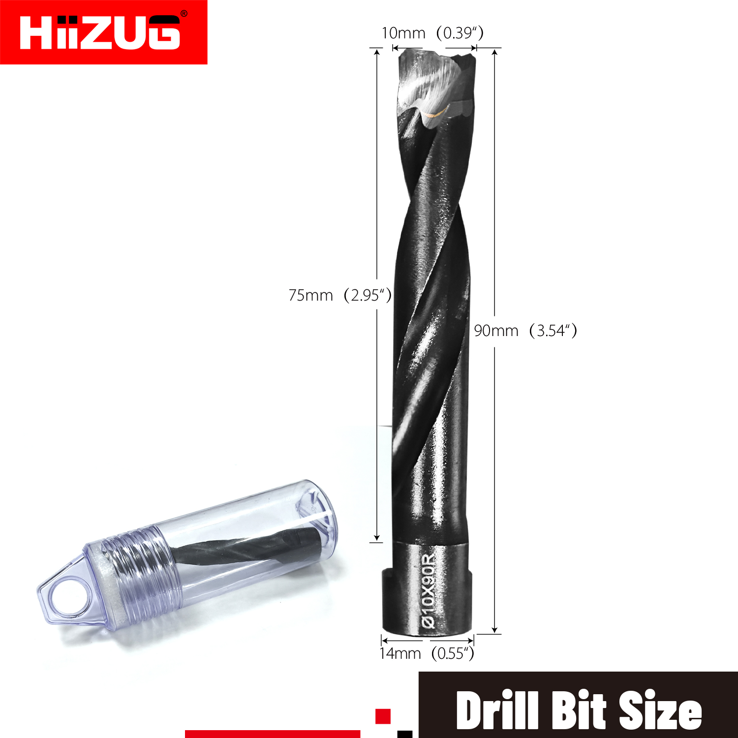 14mm Shank Solid Carbide Drill - Woodworking Domino ulasan dan harga