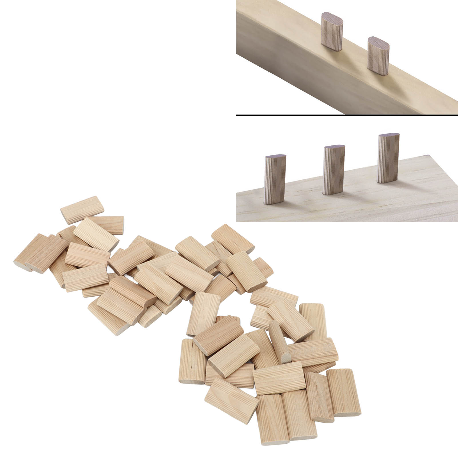 50pcs Domino Tenon Beech Wood  - Woodworking Domino ulasan dan harga