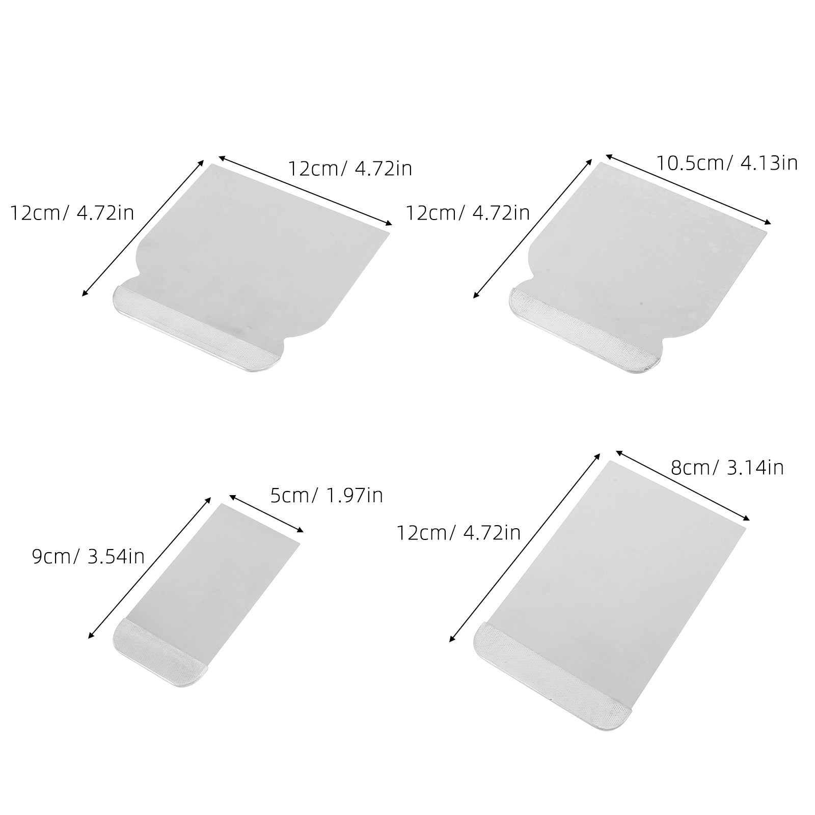 4Pcs Stainless Steel Putty Kni - Woodworking Wallpaper ulasan dan harga