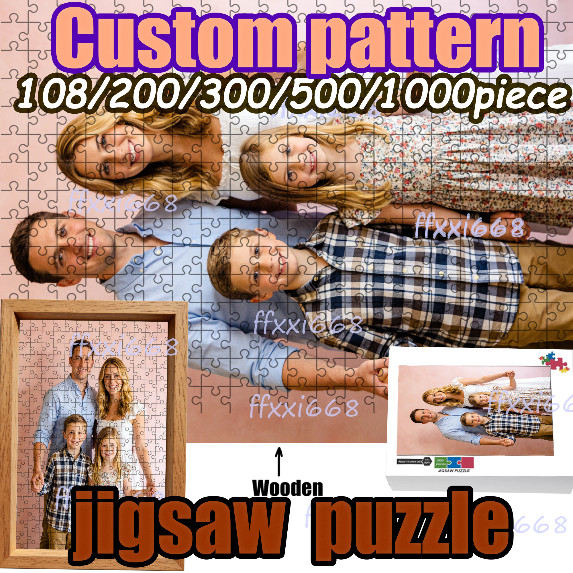 Custom 108/200/300/500/1000pie - Woodworking Game ulasan dan harga