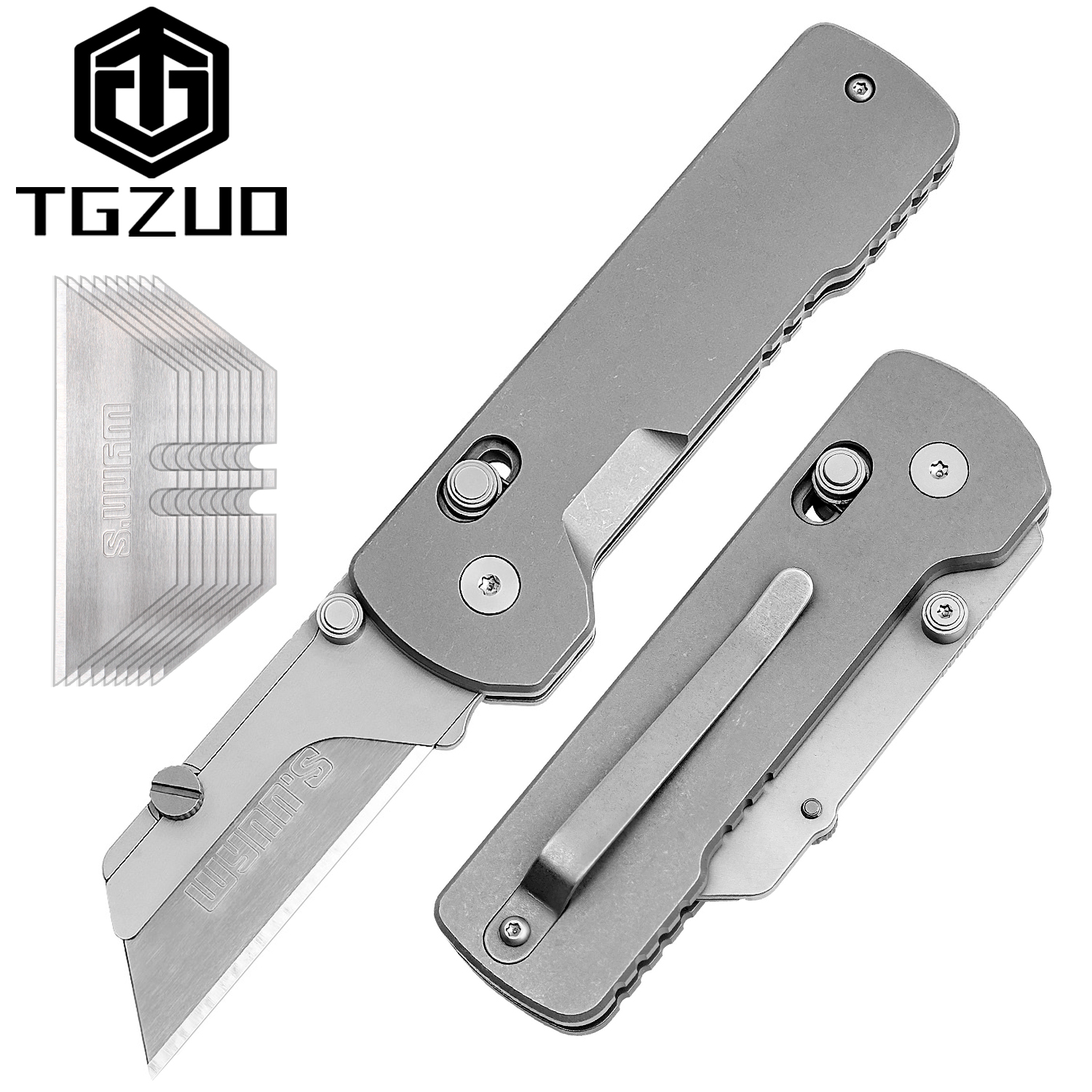 TGZUO Knife Titanium Alloy Fol - Woodworking Wallpaper ulasan dan harga