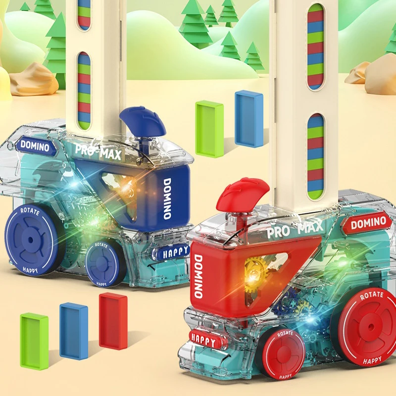 Automatic Domino Train with 60 - Woodworking Domino ulasan dan harga