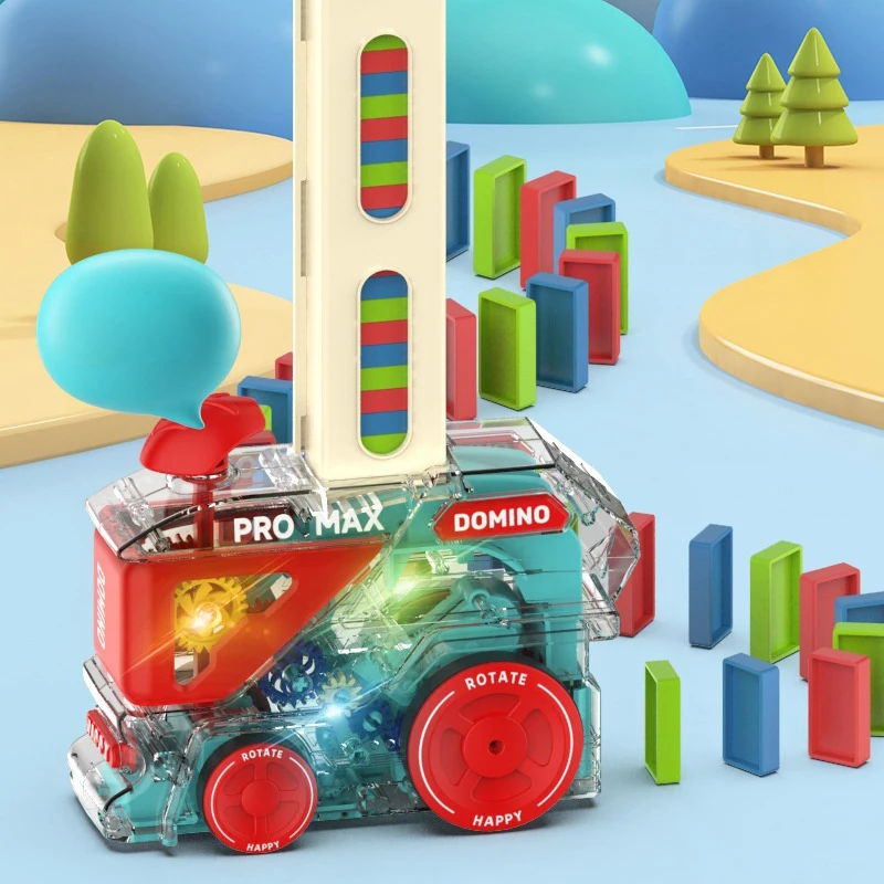 Automatic Domino Train with 60 - Woodworking Domino ulasan dan harga