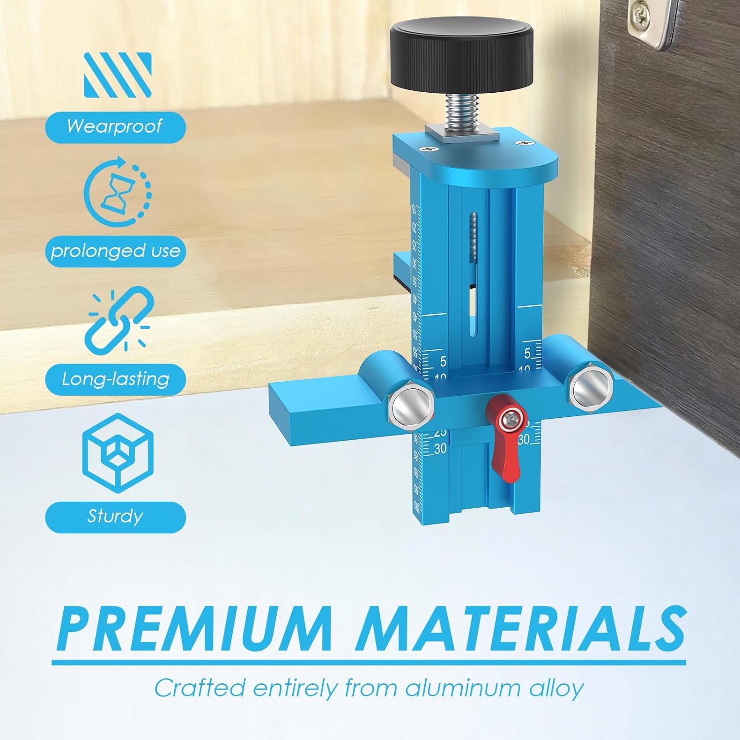 3 in 1 Cabinet Door Mounting J - Woodworking Jig ulasan dan harga