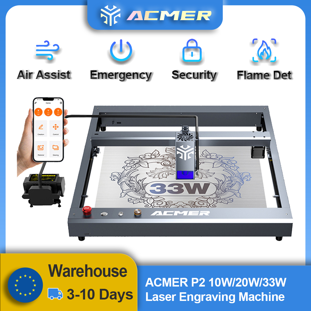 ACMER P2 Laser Engraver 33W 20 - Woodworking Laser ulasan dan harga