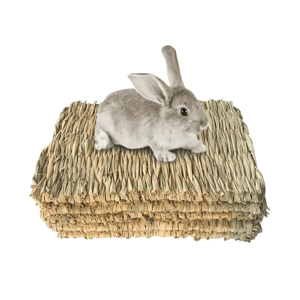 Natural grass woven rabbit gra - Woodworking Rabbet ulasan dan harga