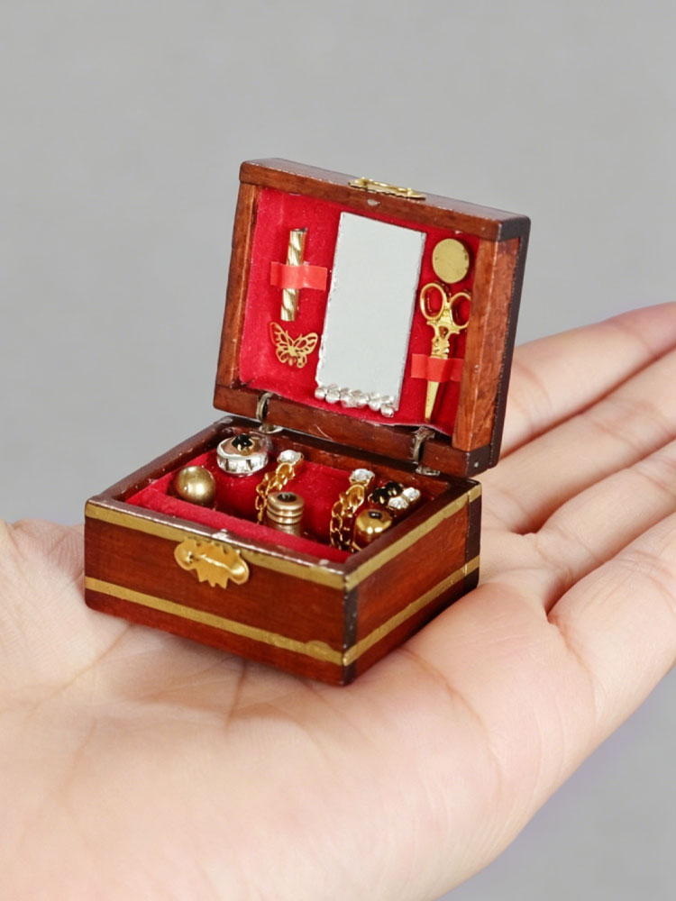 1: 12 Dollhouse Mini Wooden Re - Woodworking Diy ulasan dan harga