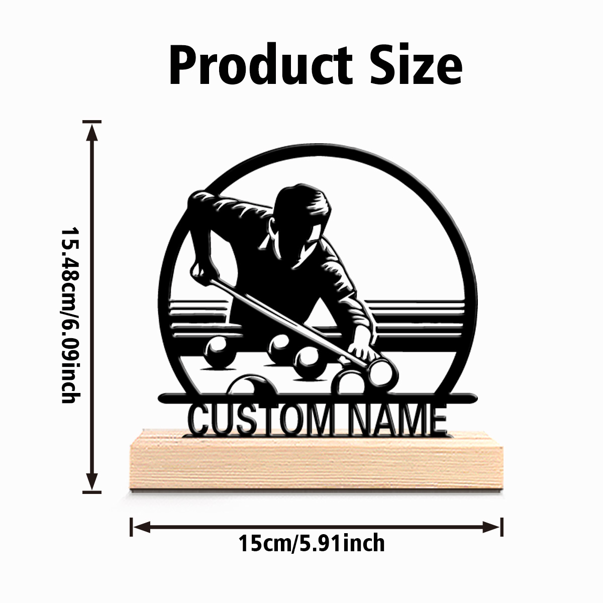 1pc Romantic Personalized Cust - Woodworking Laser ulasan dan harga