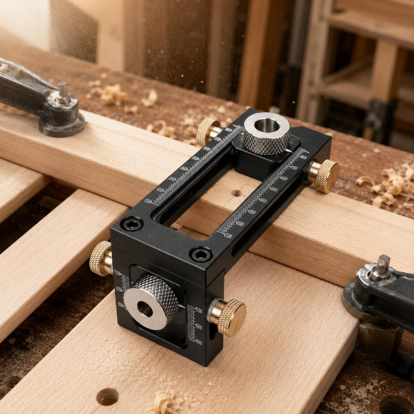Adjustable Drilling Guide Meas - Woodworking Jig ulasan dan harga