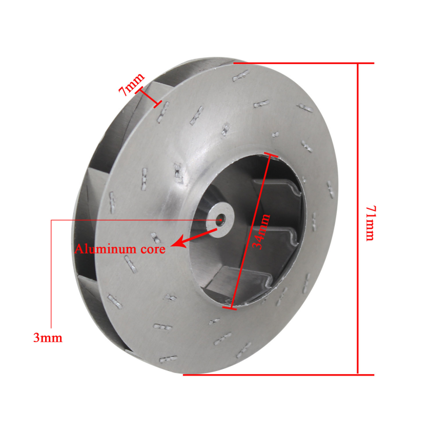 Cleaner Fan Impeller Motors Al - Woodworking Dust Collector ulasan dan harga