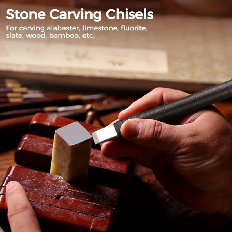 ‌8pcs Tungsten Steel Carving C - Wood Chisel Set ulasan dan harga