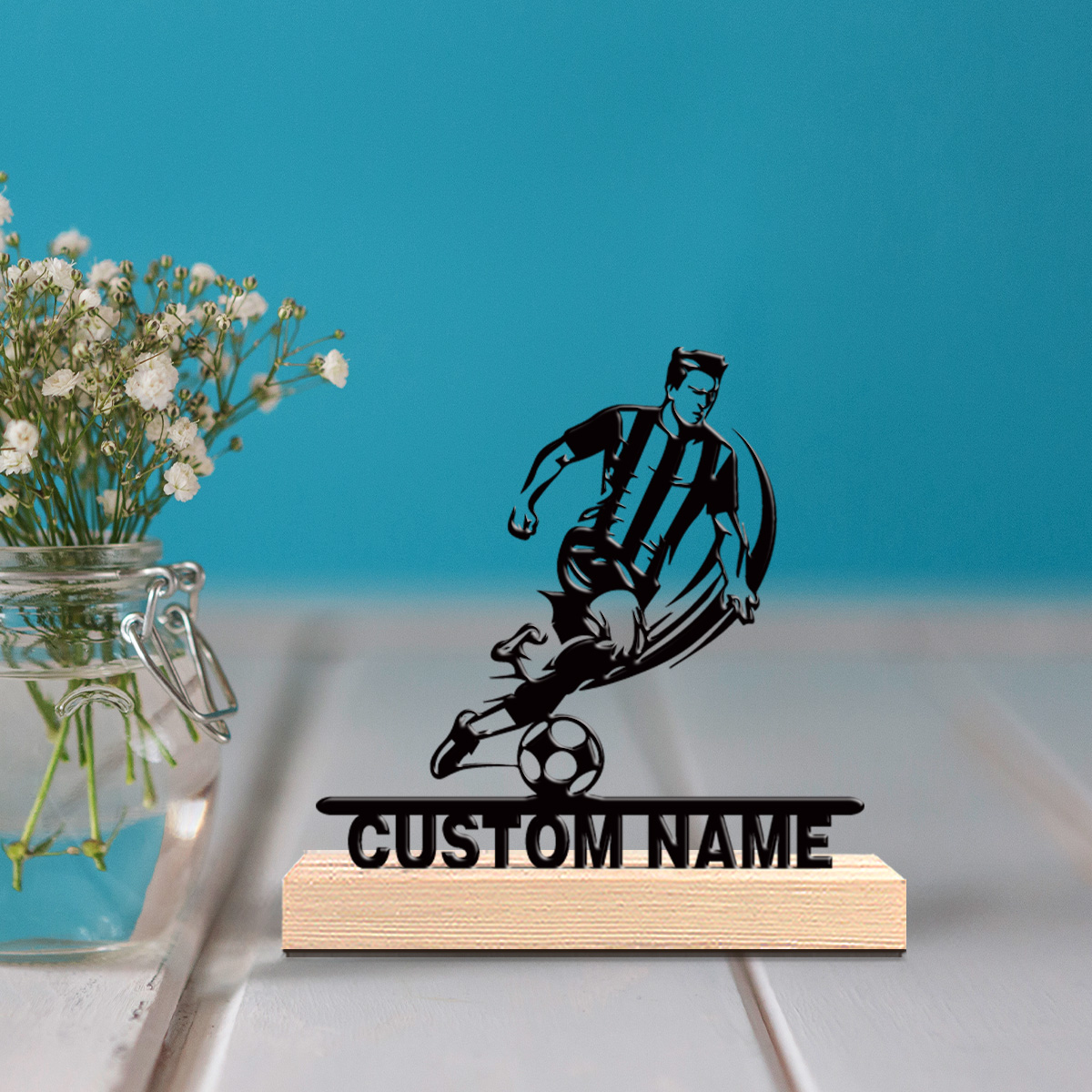 1pc Personalized Custom Footba - Woodworking Laser ulasan dan harga