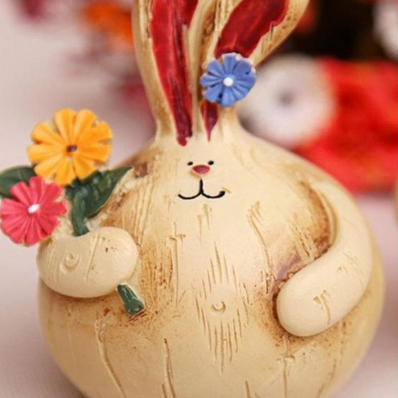 A PAIR Wood-like Resin  Orname - Woodworking Rabbet ulasan dan harga