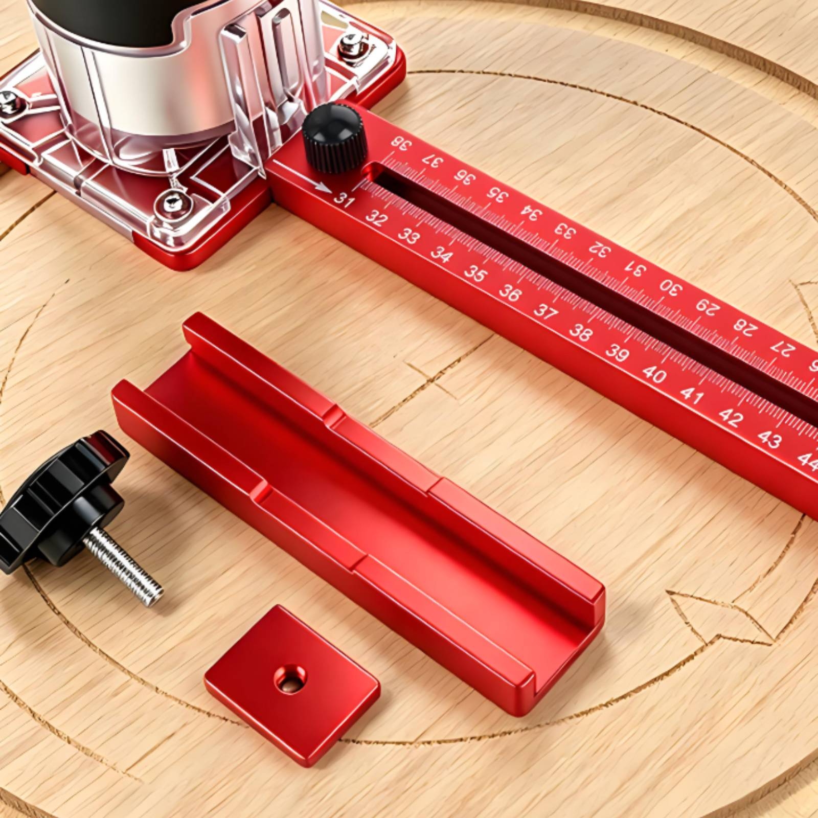 Router Circle Cutting Jig Star - Woodworking Jig ulasan dan harga