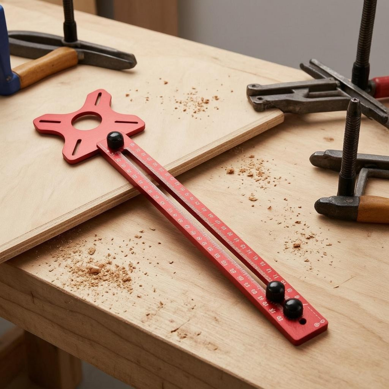 Router Circle Cutting Jig Star - Woodworking Jig ulasan dan harga