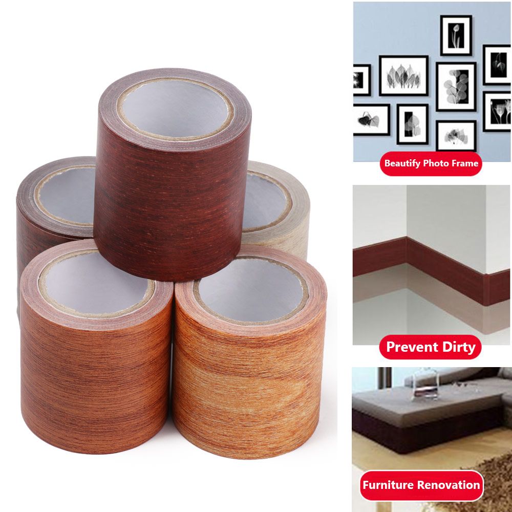 5.7cm/8cm Realistic Wood Grain - Xfasten Woodworking Tape ulasan dan harga