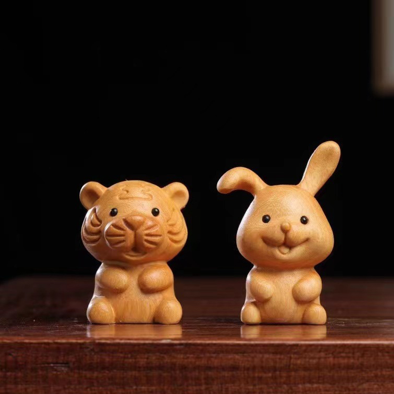 Mini Cute Wooden 12 Zodiac Sna - Woodworking Rabbet ulasan dan harga