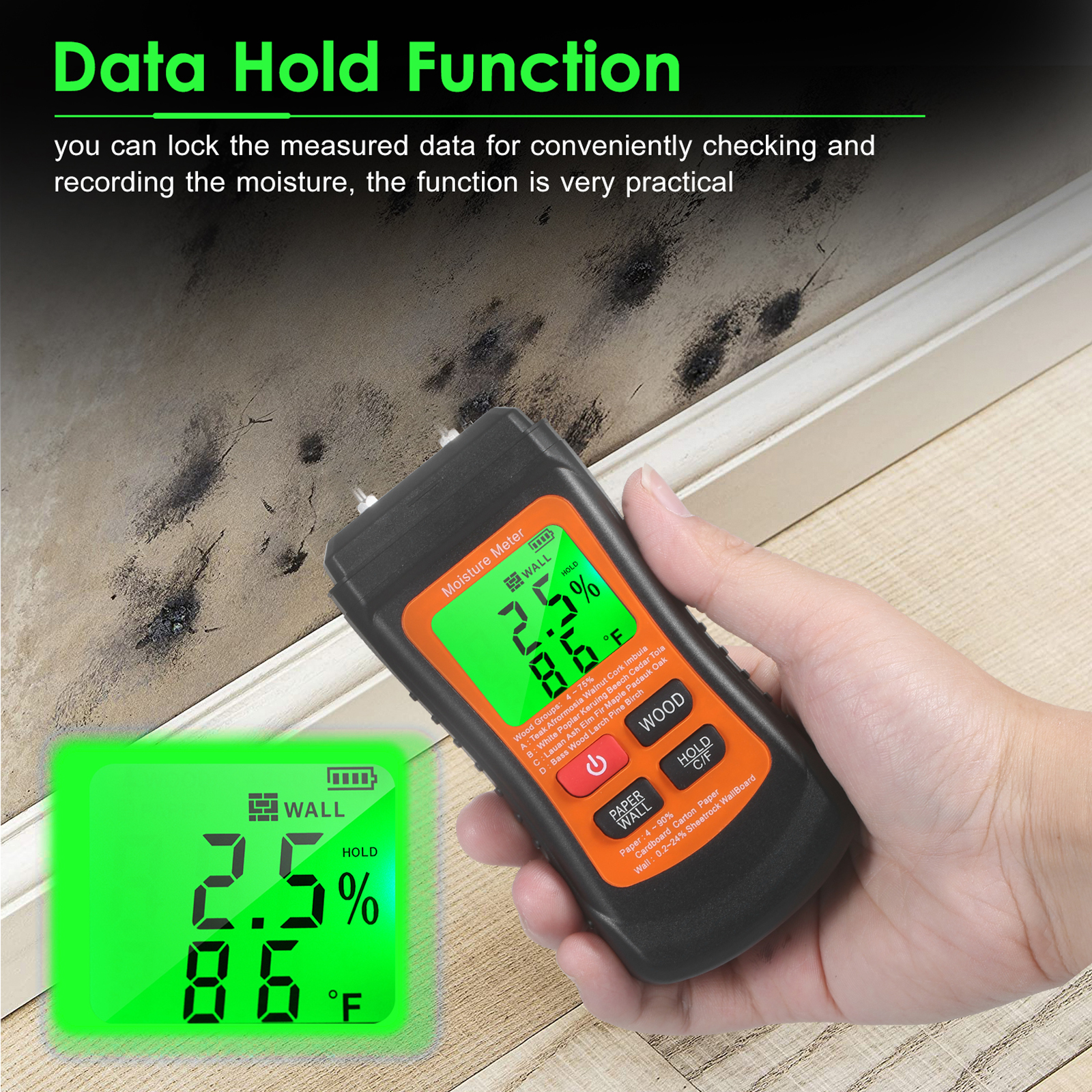 2Pin Wood Digital Moisture Met - Woodworking Wallpaper ulasan dan harga