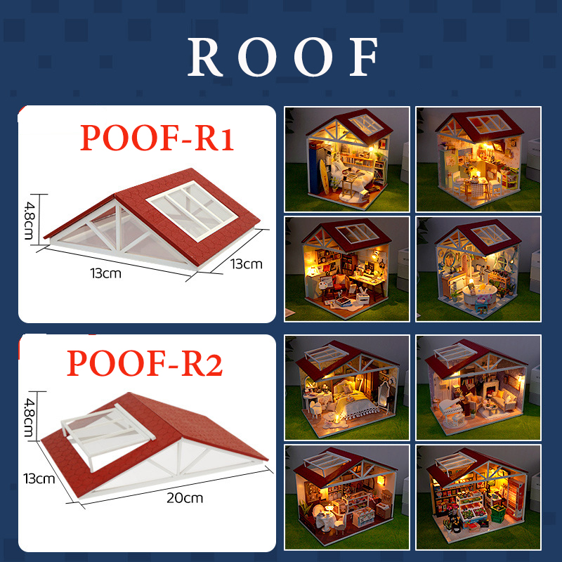 DIY Wooden Dollhouse Mini Bedr - Woodworking Veneer ulasan dan harga