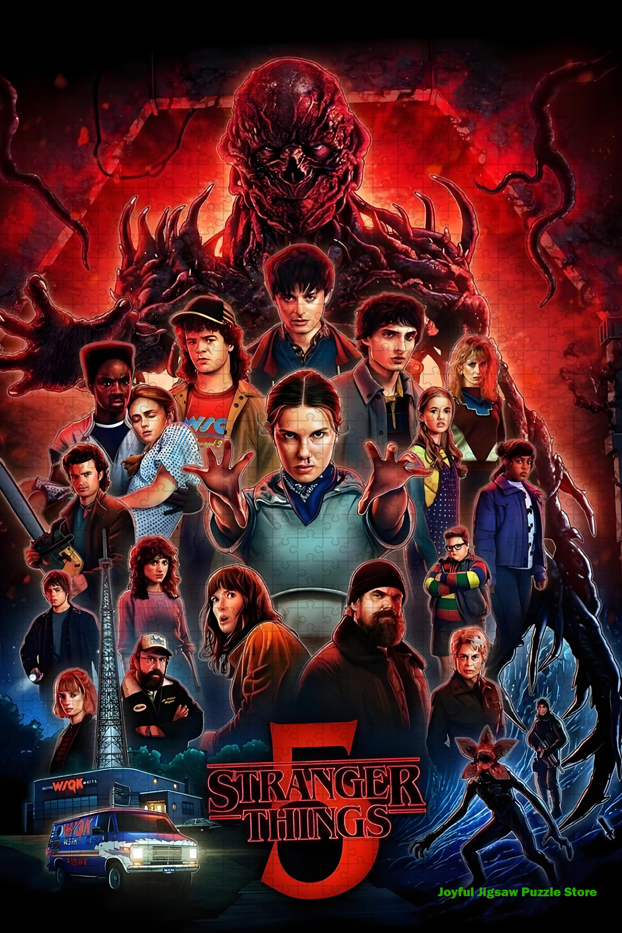 Stranger Things Season 5 Jigsa - Woodworking Game ulasan dan harga
